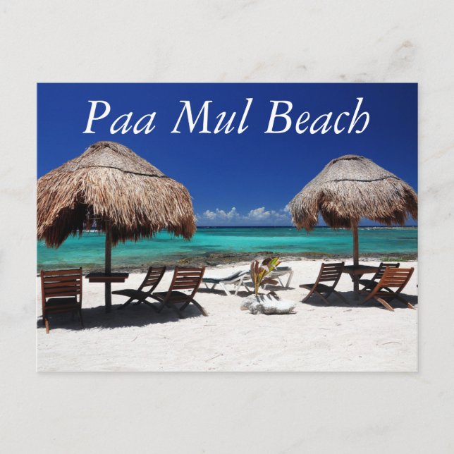 Paa Mul Beach Postcard (Front)