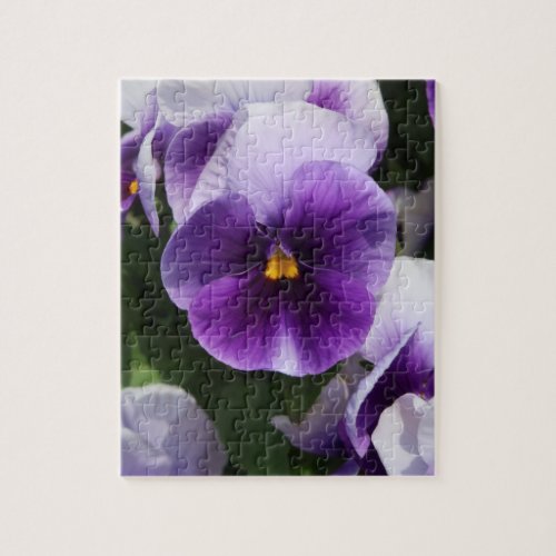 Paars Viooltje Purple Violet Jigsaw Puzzle