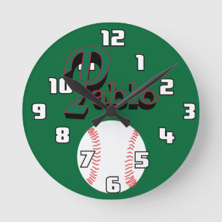 Pablo Baseball Clock