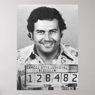 PABLO ESCOBAR PRISON POSTER
