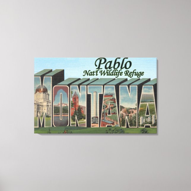 Pablo Nat'l Wildlife Refuge, Montana Canvas Print (Front)