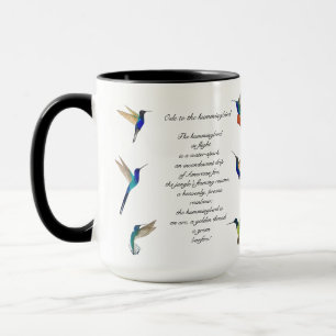 Pablo Neruda Hummingbird Poem Mug