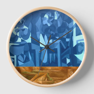 PABLO PICASSO PAINTING CLOCK