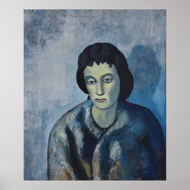 Pablo Picasso – Woman with Bangs, 1902 Poster (Front)
