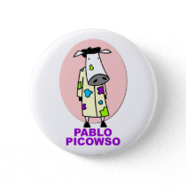 Pablo Picowso Pinback Button