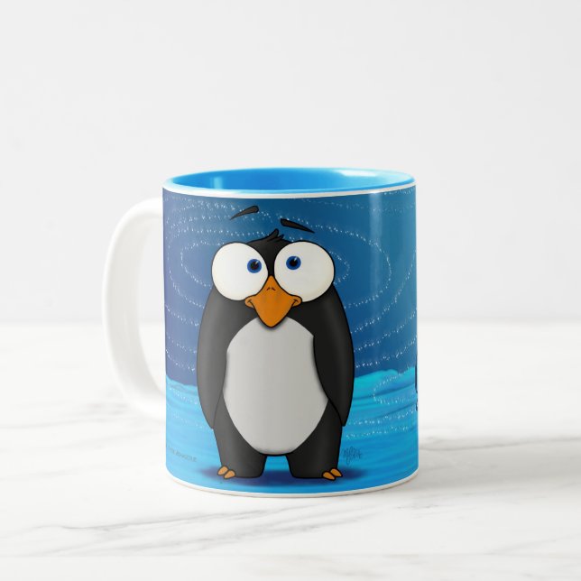 Pablo the Penguin, w/quote on mug (Front Left)