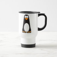 Pablo the Pensive Penguin Travel Mug