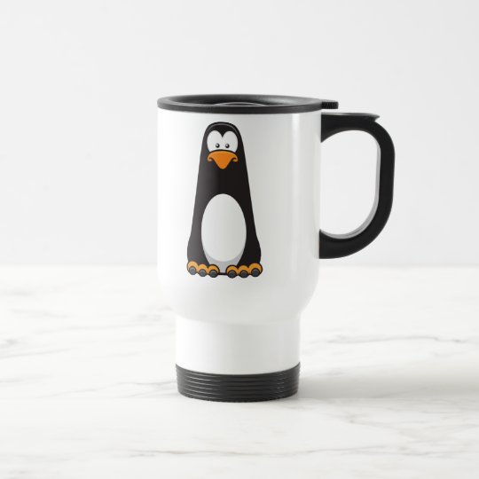 Pablo the Pensive Penguin Travel Mug