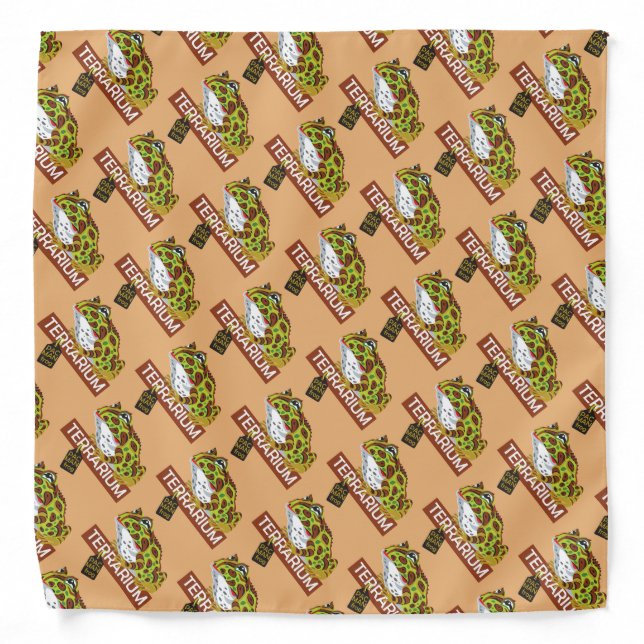 pac-man horned frog bandana (Front)