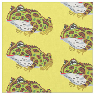 pac-man horned frog fabric