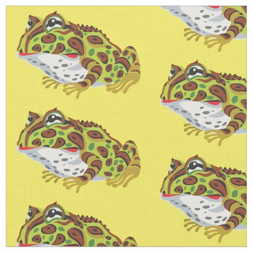 pac_man horned frog fabric