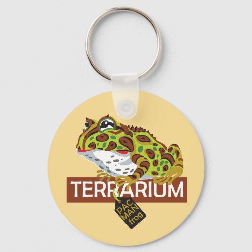 pac_man horned frog keychain
