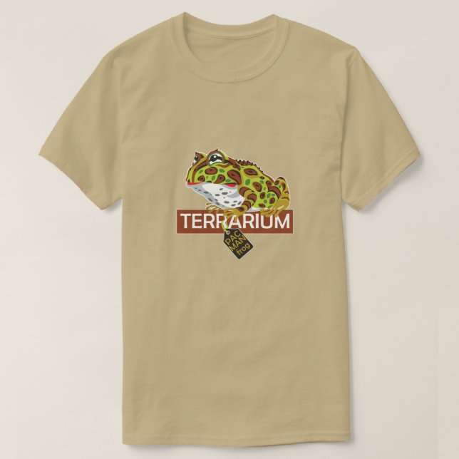 pac-man horned frog T-Shirt (Design Front)