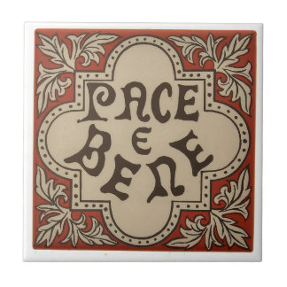 Pace e bene ceramic tile