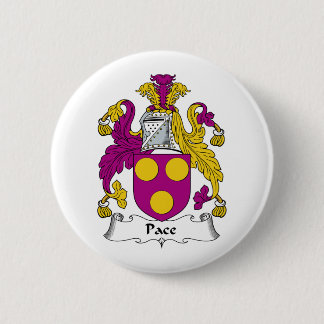 Pace Family Crest Pinback Button