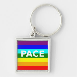 Pace(Peace) Flag Italian Keychain