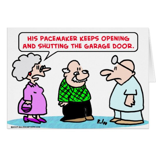 pacemaker garage door open shut cards (Front Horizontal)