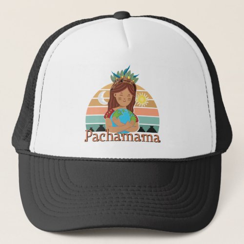 Pachamama Earth Mother Incan God Spiritual Trucker Hat