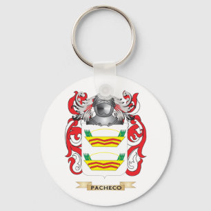 Pacheco Coat of Arms (Family Crest) Keychain