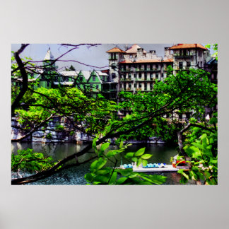 Pachek's Mohonk Lake and Mtn House Poster