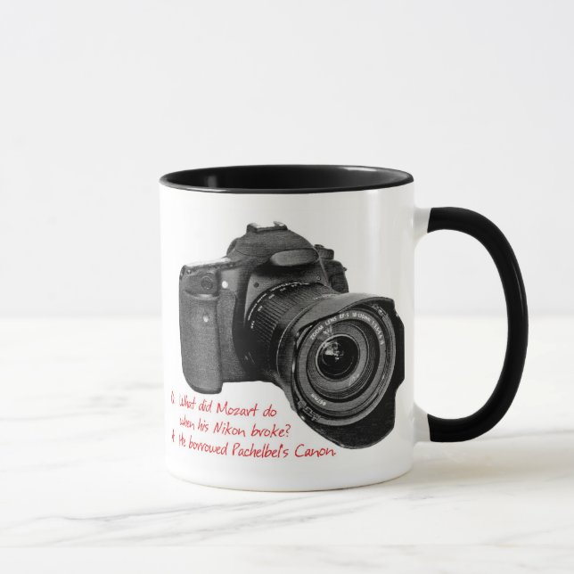 Pachelbel's Camera Mug (Right)