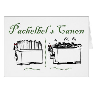 Pachelbel's Canon blank card
