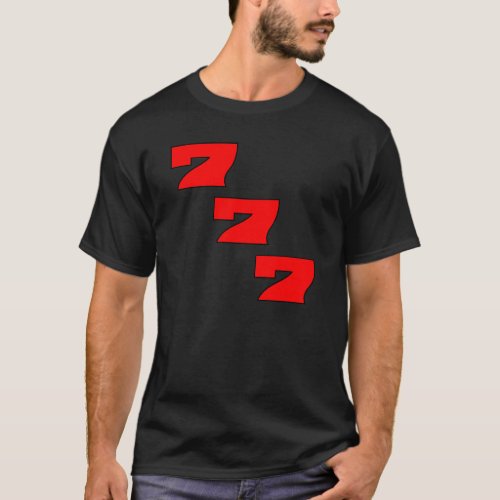 Pachi Pachinko symbol 777 shirt