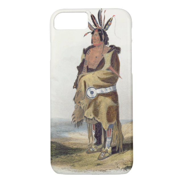 Pachtuwa-Chta, an Arrikkara Warrior, plate 27 from Case-Mate iPhone Case (Back)