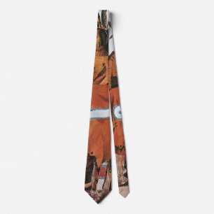 Pachtuwa-Chta, Arikara Warrior Portrait by Bodmer Neck Tie
