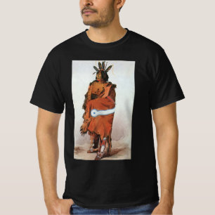 Pachtuwa-Chta, Arikara Warrior Portrait by Bodmer T-Shirt