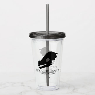 Pachycephalosaurus Skull Acrylic Tumbler