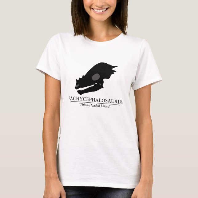 Pachycephalosaurus Skull T-Shirt (Front)