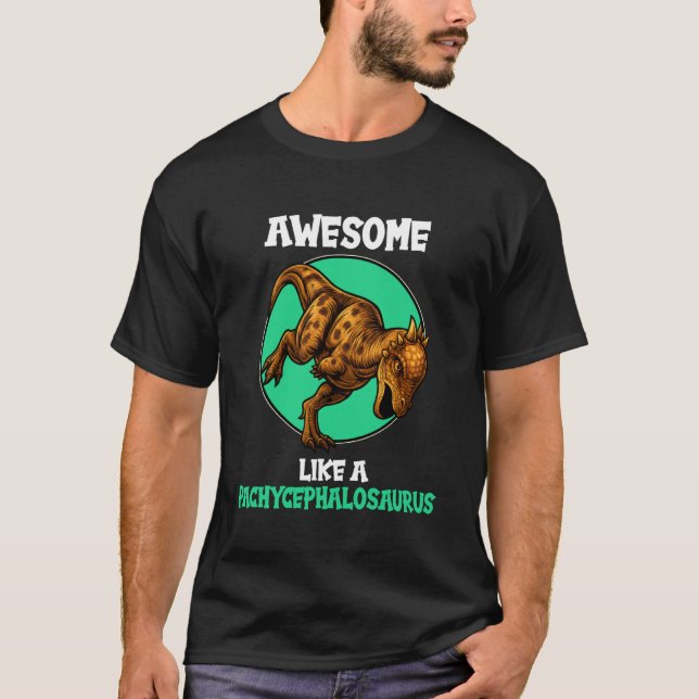 Pachycephalosauruses Pachycephalosaurus T-Shirt (Front)