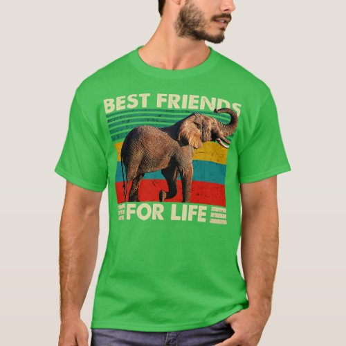 Pachyderm Parade Elephant Vibes Stylish Statement  T_Shirt