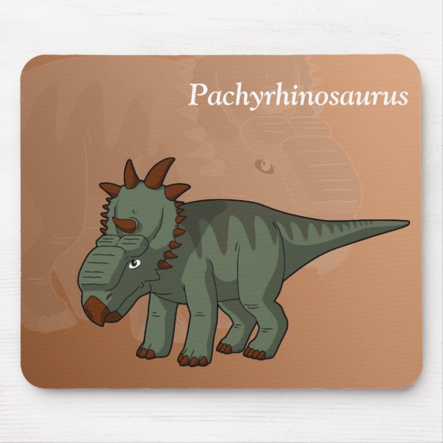 Pachyrhinosaurus Dinosaur Mouse Pad (Front)