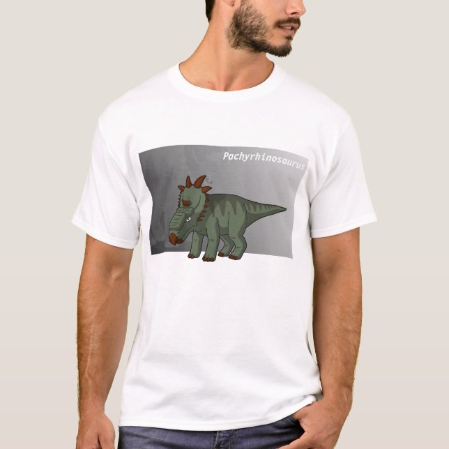 Pachyrhinosaurus Dinosaur T-Shirt (Front)