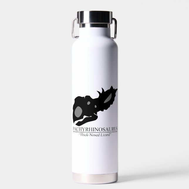 Pachyrhinosaurus Skull Water Bottle (Front)