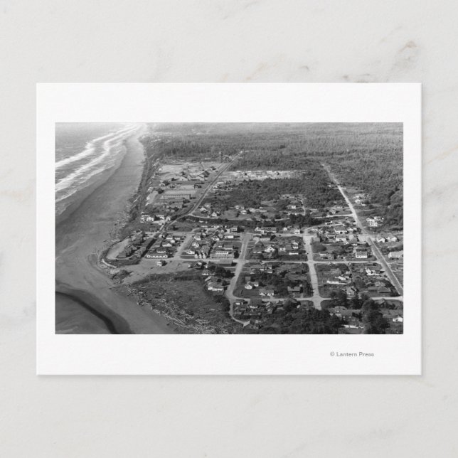 Pacific Beach, WA - Aerial View Photograph Postcard (Front)