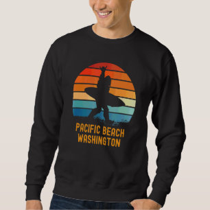 Pacific Beach Washington Sasquatch Souvenir Sweatshirt
