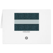 PACIFIC BLUE -  Efharisto poli  with Stars Cards (Back Horizontal)
