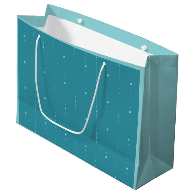 Pacific Blue - Falling Stars Gift Bag (Front Angled)