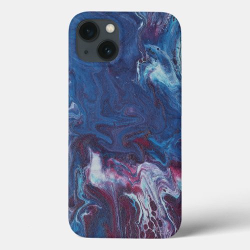 Pacific Boils Over 3 Deep Blue Abstract Phone Case