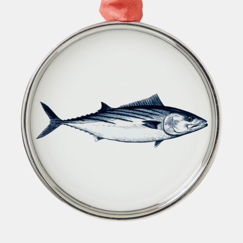 Pacific Bonito Logo Metal Ornament