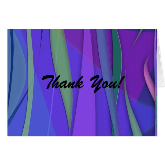 Pacific Breezes Thank You Cards (Front Horizontal)