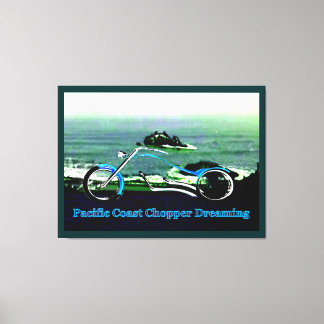 Pacific Coast Chopper Dreaming 1986 The MUSEUM Zaz Canvas Print