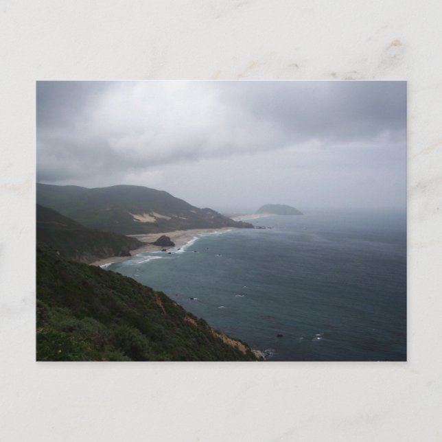 Pacific Coast from Highway 1 Postcard (Front)