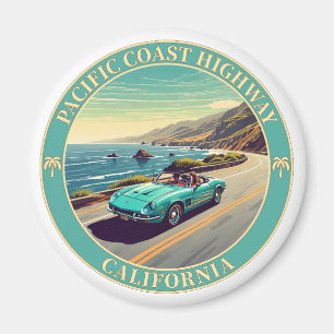 Pacific Coast Highway California Magnet