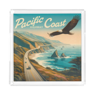 Pacific Coast Highway Eagle Acrylic Tray