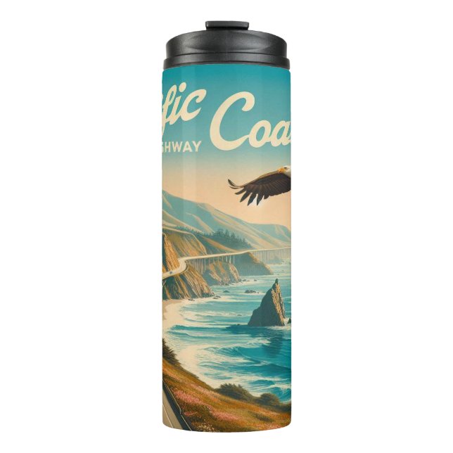 Pacific Coast Highway Eagle Thermal Tumbler (Front)
