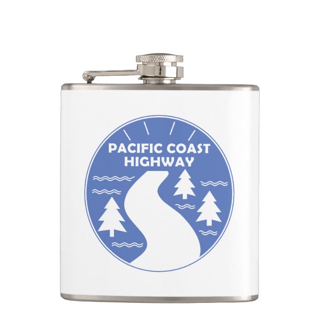 Pacific Coast Highway Flask (Front)
